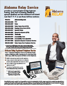 Alabama Relay Directory Flyer