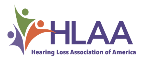Hearing Loss Association logo of America logo Logo