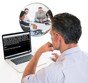 Actively participate in conference calls and webinars with real-time captioning.